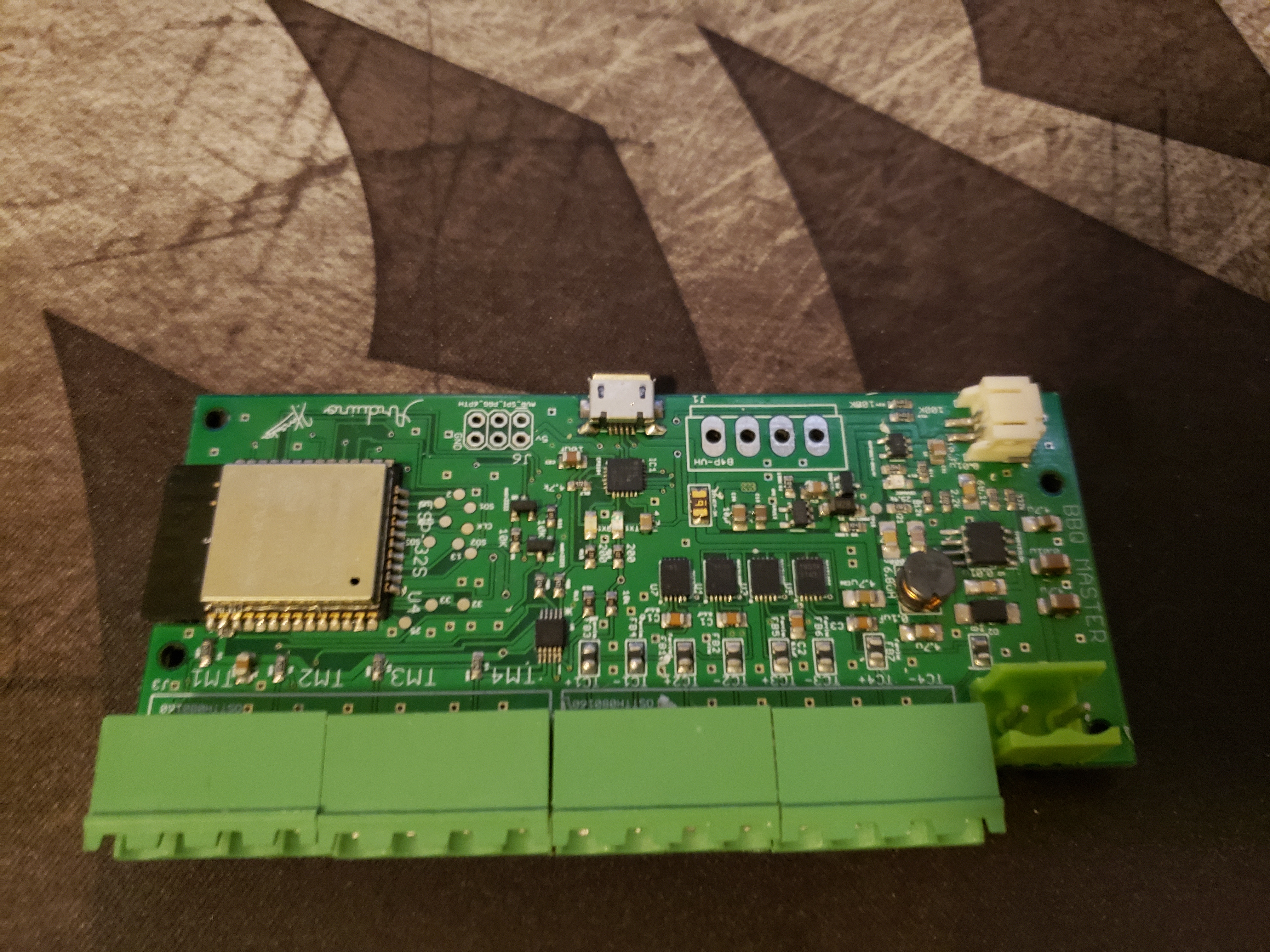 Completed board