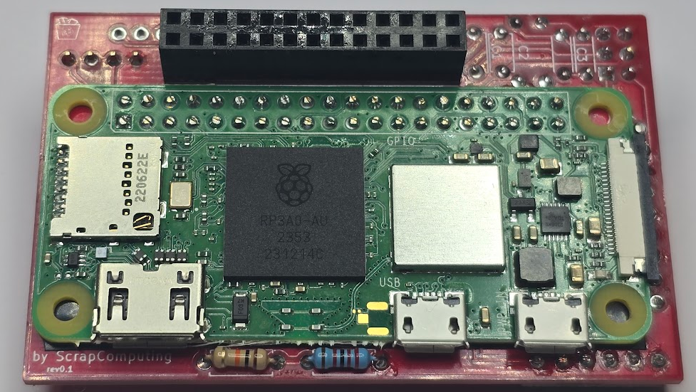 WavetablePi completed, front side